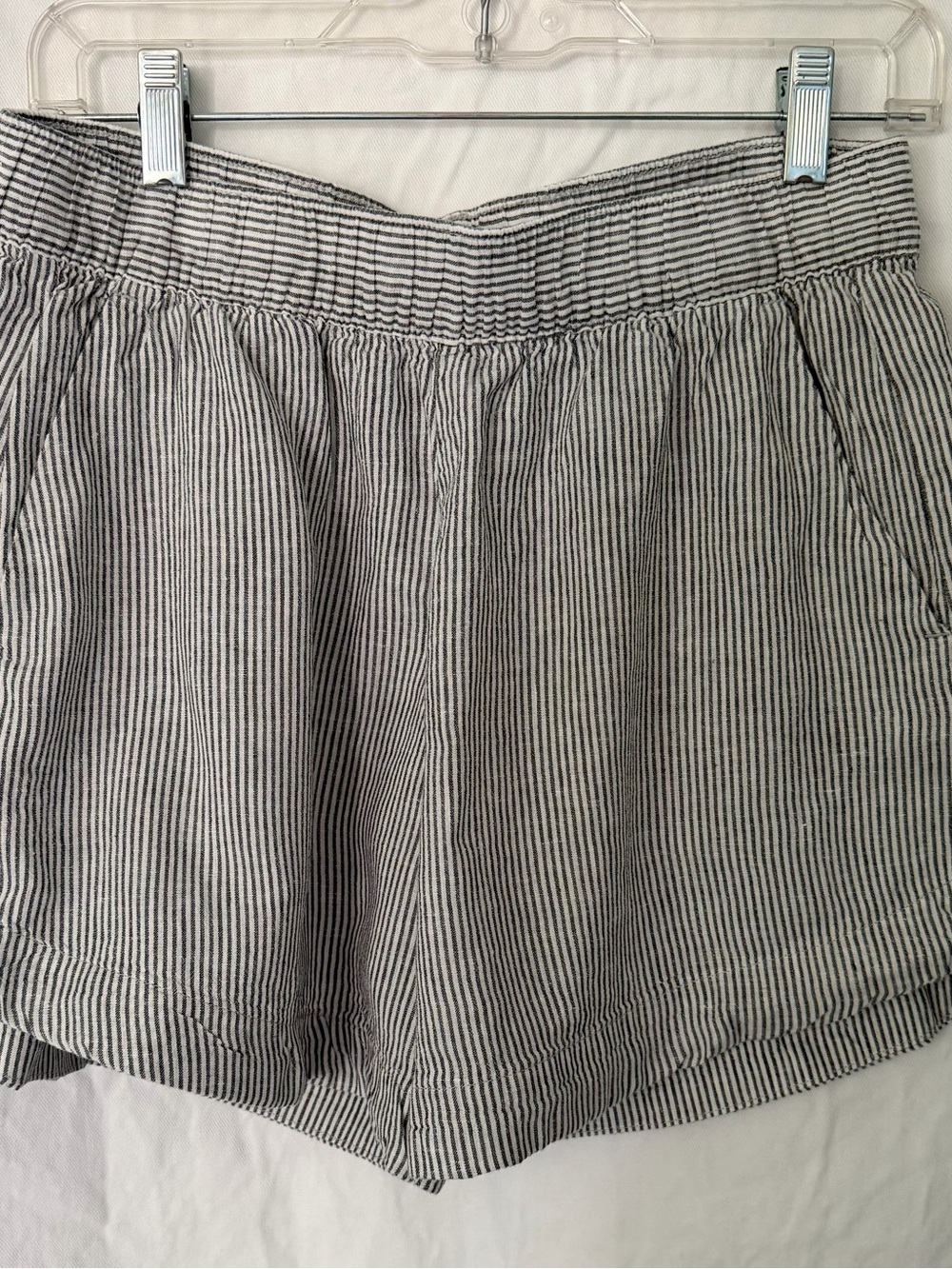 Patagonia Striped Elastic-Waist Women’s Shorts - Black & White